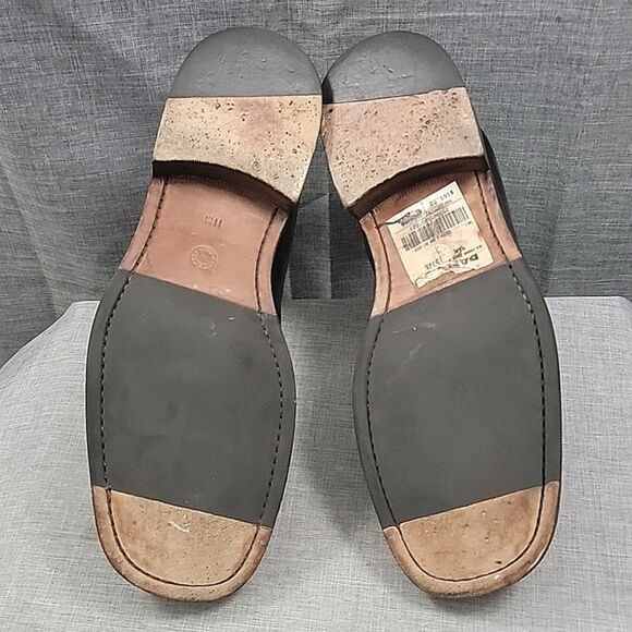 Mezlan Panaro Black Leather Slip-On Loafers Stretch Top Men\'s SZ 11M main image 7